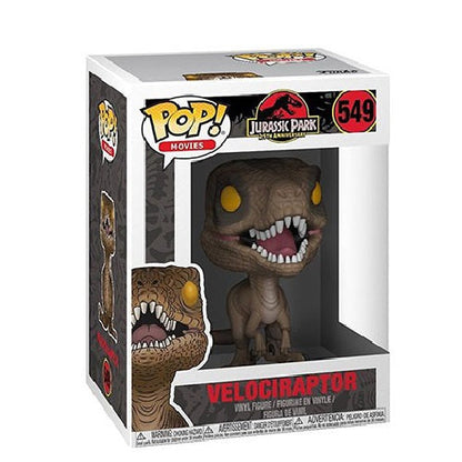 Funko Pop! Movies Jurassic World 25th – (549) Velociraptor Figur Vinyl 9 cm