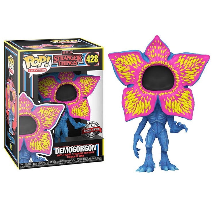 Funko Pop ! Television Stranger Things (428) Demogorgon Blacklight Special 10 cm