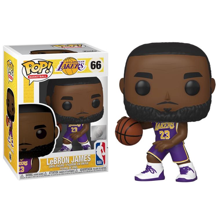 Funko Pop! Basketball NBA Los Angeles Lakers – (66) Lebron James Figur 9cm