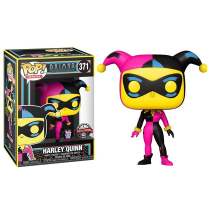 Funko Pop! DC Comics Black Light: Harley Quinn (371) Glow Vinyl Figur Batman