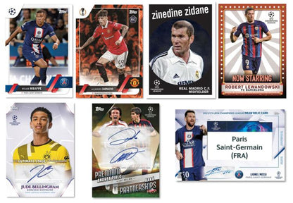 Topps Card Uefa Club Competitions 2022/23 – Pack mit 7 Sammelkarten-Päckchen