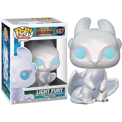 Funko Pop! Movies Drachenzähmen leicht gemacht 3 - (687) Lichtfurie Weißer Drache Helle Furie