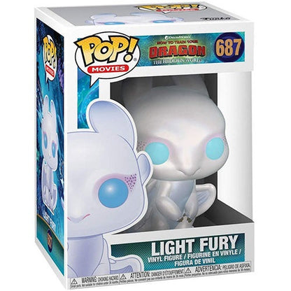 Funko Pop! Movies Drachenzähmen leicht gemacht 3 - (687) Lichtfurie Weißer Drache Helle Furie