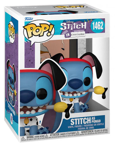 Funko Pop! Disney Lilo & Stitch - (1462) Stitch als Pongo 101 Dalmatiner 9cm