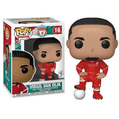 Funko Pop! Football Liverpool - (16) Virgil Van Dijk Figur 9cm Captain Kloop