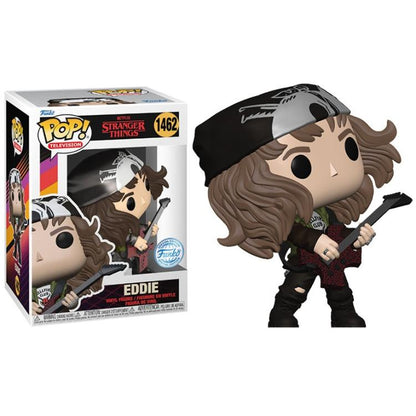Funko Pop ! TV Netflix Stranger Things S4 - (1462) Eddie W / Guitar MT Exm 9cm