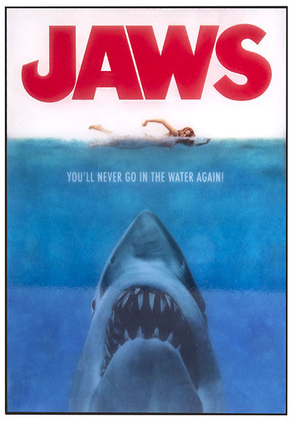 Fizz Lampe Poster "Jaws Der Weiße Hai" LED-Licht Nachtlampe Sammlerstück