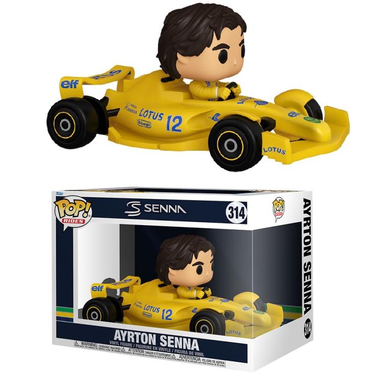 Funko Pop! Rides Racing F1 - (314) Ayrton Senna Lotus Formel 1 Deluxe 25cm