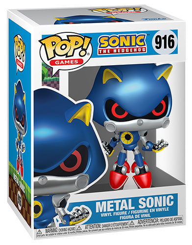 Funko Pop! Games Sonic The Hedgehog - (916) Metal Sonic Figur Vinyl 9Cm Neu