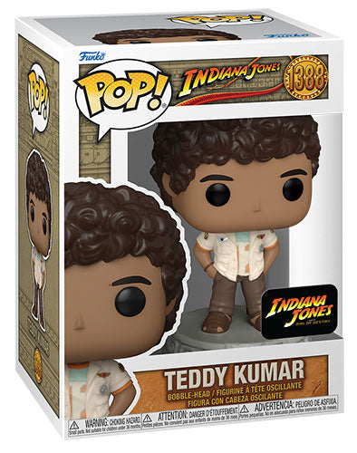 Funko Pop! Movies Indiana Jones – (1388) Teddy Kumar Vinylfigur Wackelkopf 9 cm