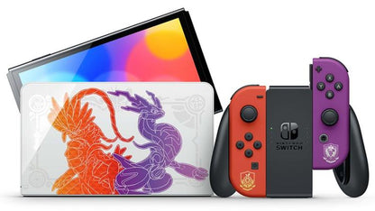 Nintendo Switch Konsole Oled Pokémon Karmesin und Purpur Limited Edition Neu Italienisch