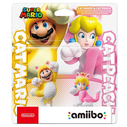 AMIIBO NINTENDO SUPER MARIO PACK 2 IN 1 - CAT MARIO (KATZE) CAT PEACH (KÄTZCHEN)