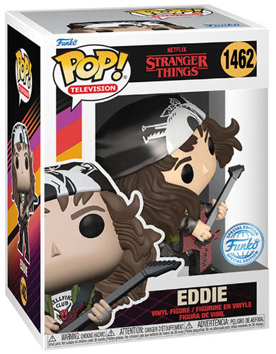 Funko Pop ! TV Netflix Stranger Things S4 - (1462) Eddie W / Guitar MT Exm 9cm