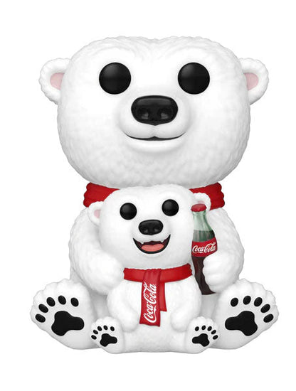 Funko Pop ! Icons Coca Cola - (241) Cocacola Bear W/ Cub Orso Polare Figure 9Cm