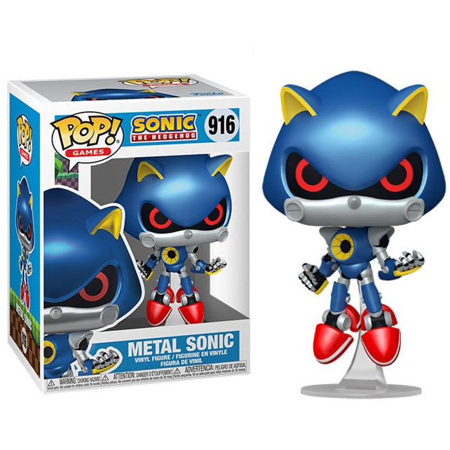 Funko Pop! Games Sonic The Hedgehog - (916) Metal Sonic Figur Vinyl 9Cm Neu