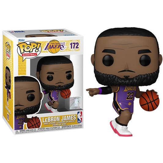 Funko Pop ! Basketball NBA L.A. Lakers - (172) Lebron James Figure Alternate Jersey
