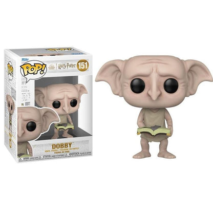 Funko Pop ! Harry Potter - (151) Dobby W/ Book Figure Vinyl Statua 9Cm