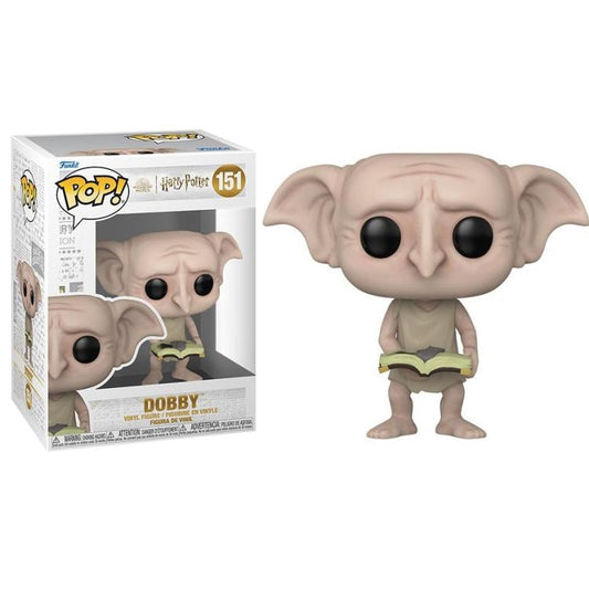 Funko Pop! Harry Potter – (151) Dobby mit Buch Vinylfigur, 9 cm