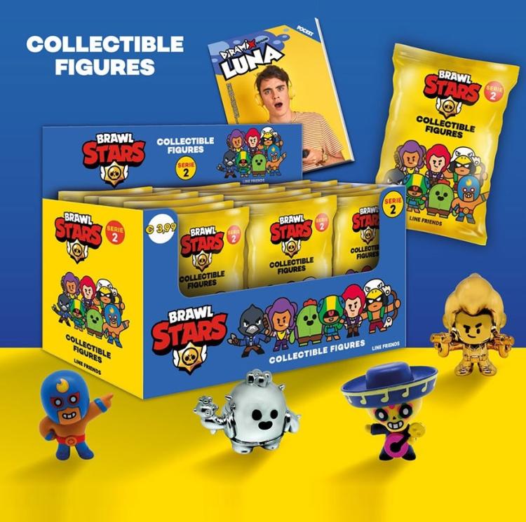 BRAWL STARS MINIFIGURES 3D SERIE 2 - 18 TÜTEN KOMPLETTE SAMMLERBOX 2024