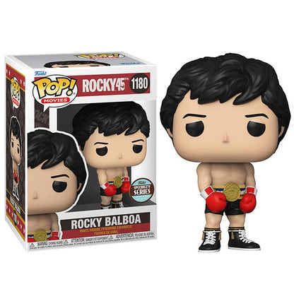 Funko Pop! Movies Rocky 45th - (1180) Rocky Gold Belt Specialty Series Limited