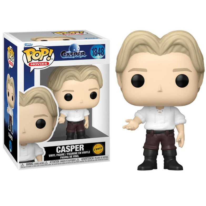 Funko Pop! Movies Casper 30th – (1848) Casper (Ghost) Chase Figur 9cm