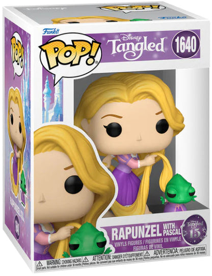 Funko Pop ! Disney - Rapunzel L'Intreccio della Torre - (1640) Rapunzel w/Pascal 9cm