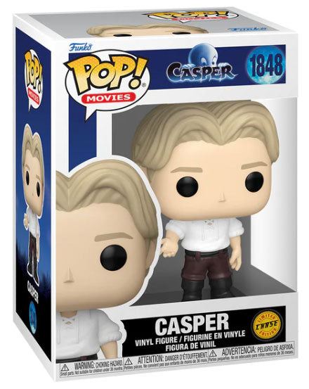 Funko Pop! Movies Casper 30th – (1848) Casper (Ghost) Chase Figur 9cm