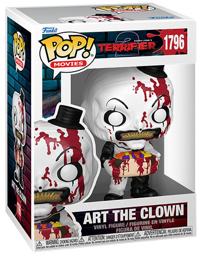 Funko Pop! Movies Terrifier 2 – (1796) Art The Clown w/Head Bloody 9cm