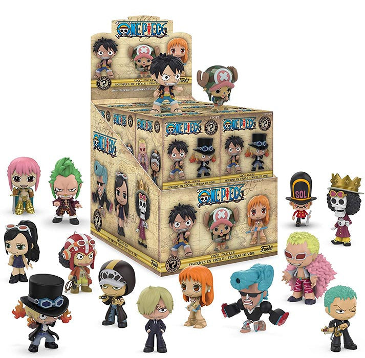 Funko Pop Mystery Mini: One Piece Anime Luffy Vinyl Miniatur-Actionfigur (Zufällig)