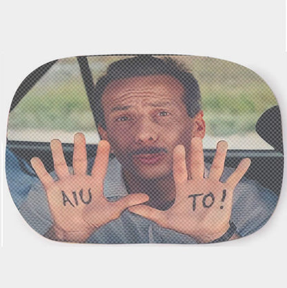 Aldo Giovanni e Giacomo MYAGG Car Sun Shade GIOVANNI HELP! (2 Pieces)