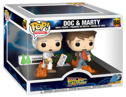 Funko Pop! Moments Zurück in die Zukunft – (1846) Doc & Marty 2 Figuren