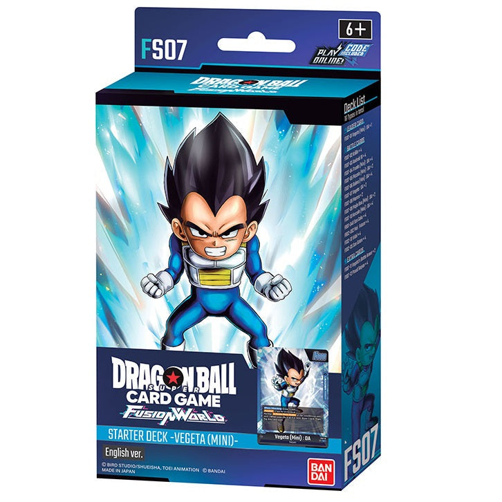 Dragon Ball Super Fusion World Starter Deck Fs07 Vegeta Mini Tgc Kartenspiel Eng