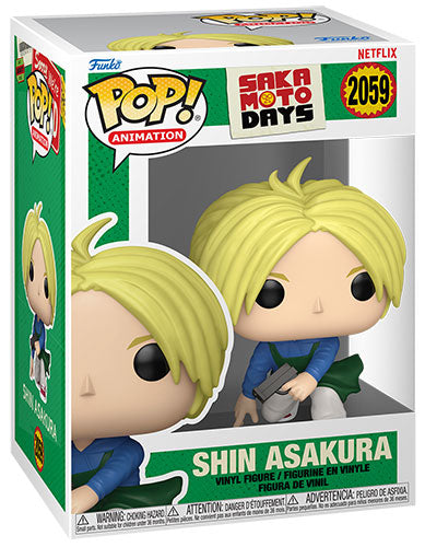 Funko Pop ! Animation - Sakamoto Days (2059) Shin Asakura Figure 9cm