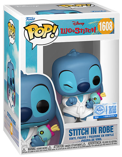 Funko Pop! Disney Lilo & Stitch - (1608) Stitch im Morgenmantel Special Edition 9cm