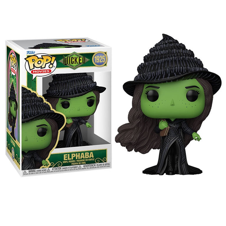 Funko Pop ! Movies Wicked 2 - (1925) Elphaba W/ Grimmerie Der Zauberer von Oz 9cm