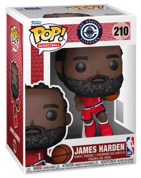 Funko Pop ! NBA - Los Angeles Chipper (210) James Harden 9cm Il Barba