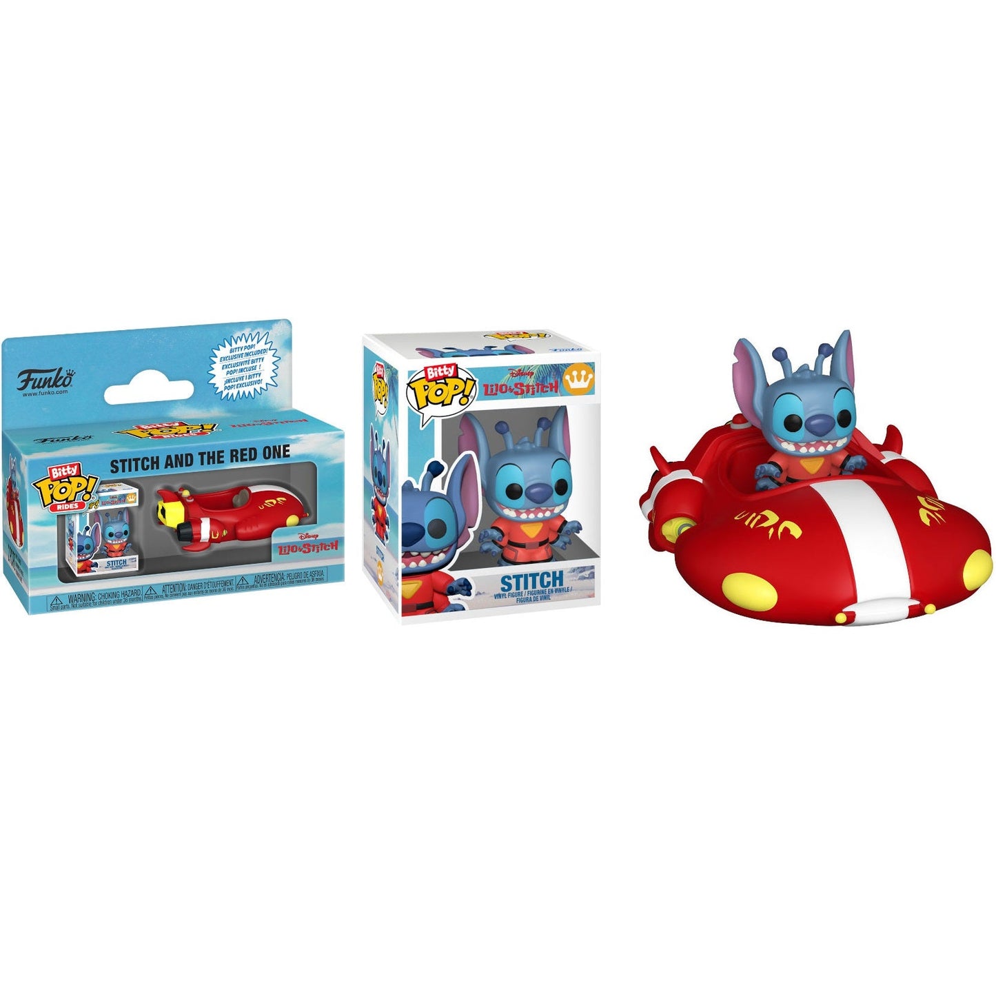 Funko Bitty Pop! Rides Lilo & Stitch – Stitch und der Rote