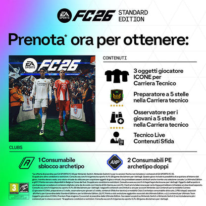 EA Sports FC 26 XBOX Series X|S One - Videospiel Fifa 26 Disk-Version Italienisch