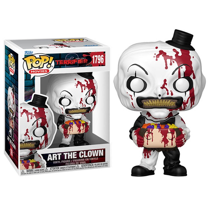 Funko Pop! Movies Terrifier 2 – (1796) Art The Clown w/Head Bloody 9cm