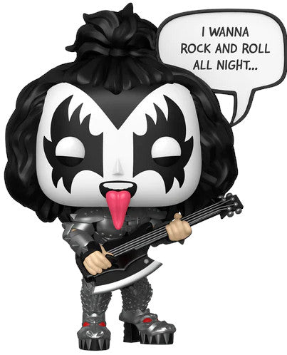 Funko Pop ! Rocks Kiss  - (471) The Demon Rock & Roll All Nite Figure 9cm