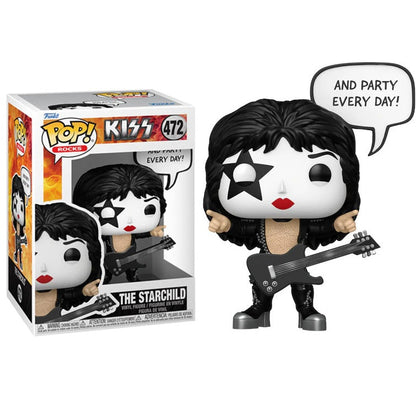 Funko Pop! Rocks Kiss - (472) The Starchild Rock & Roll All Nite Figur 9cm