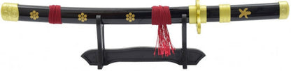 One Piece Katana Mini Bamboo Enma Roronoa Zoro Spada Da Collezione 42Cm Rossa