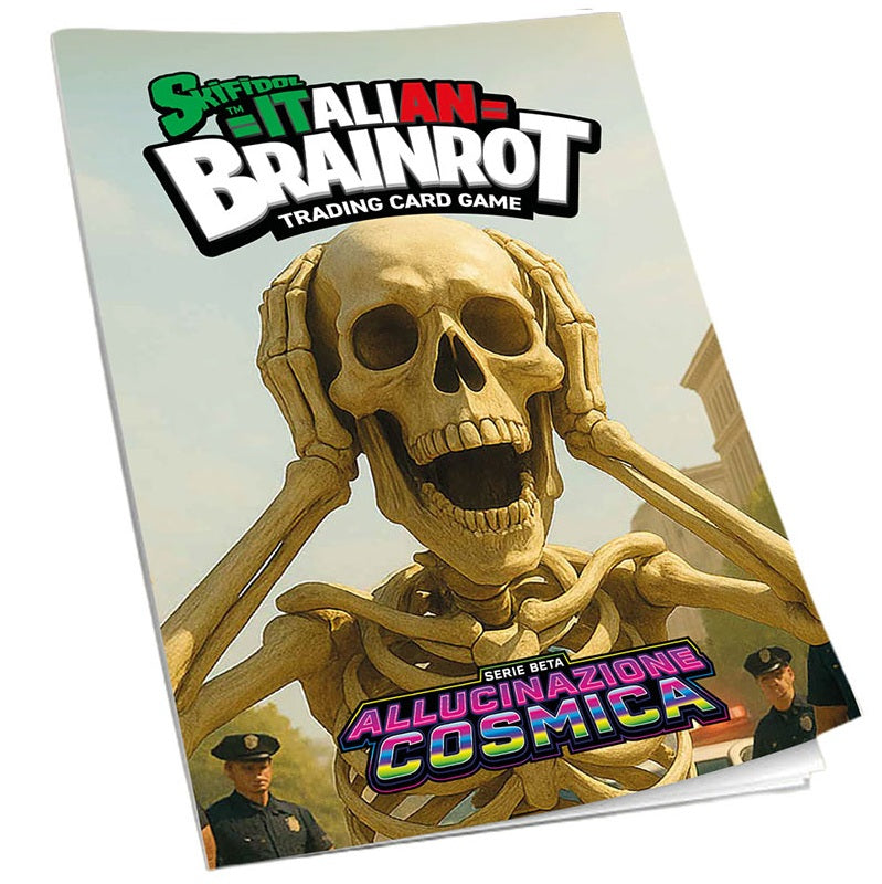 Album-Sammelmappe Skifidol Brainrot Kosmische Halluzination TCG Ita Neu
