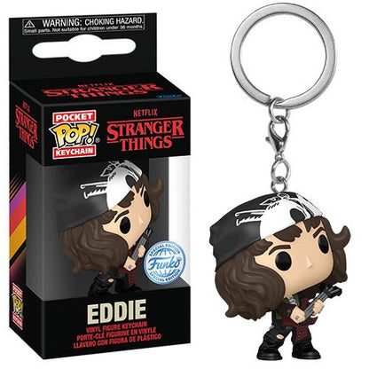 Funko Pop! Pocket Keychain - Netflix Stranger Things (Eddie mit Gitarre) Schlüsselanhänger
