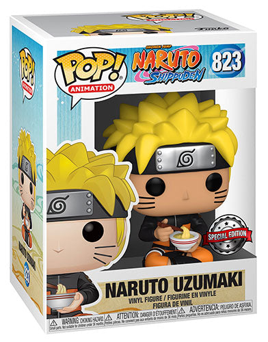 Funko Pop! Animation Naruto Shippuden - (823) Naruto Uzumaki mit Nudeln 9cm