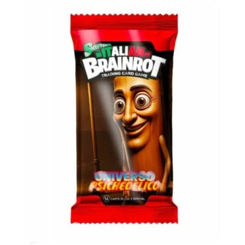 Skifidol Italian Brainrot Tcg Psychedelisches Universum 1 Booster (7 Karten) Italienisch Neu
