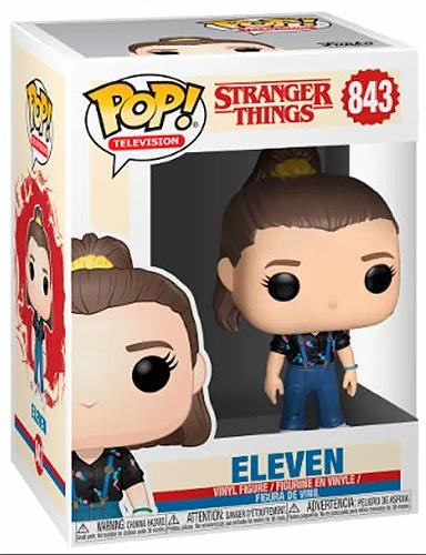 Funko Pop ! Stranger Things - (843) Eleven Figur 9 cm Elf Vinyl mit Pferdeschwanz