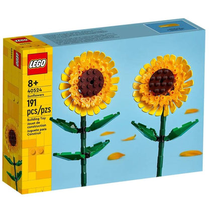 Lego -Creator Sonnenblumen Zierblumen 40524 Hausdekoration Bau 25Cm