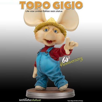Infinite Statue Topo Gigio Harzfigur 1:1 Limitierte Auflage 60. Jubiläum