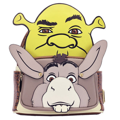 Funko Loungefly Mini Zaino Shrek & Donkey Cartella Scolastica - Shrek E Asino
